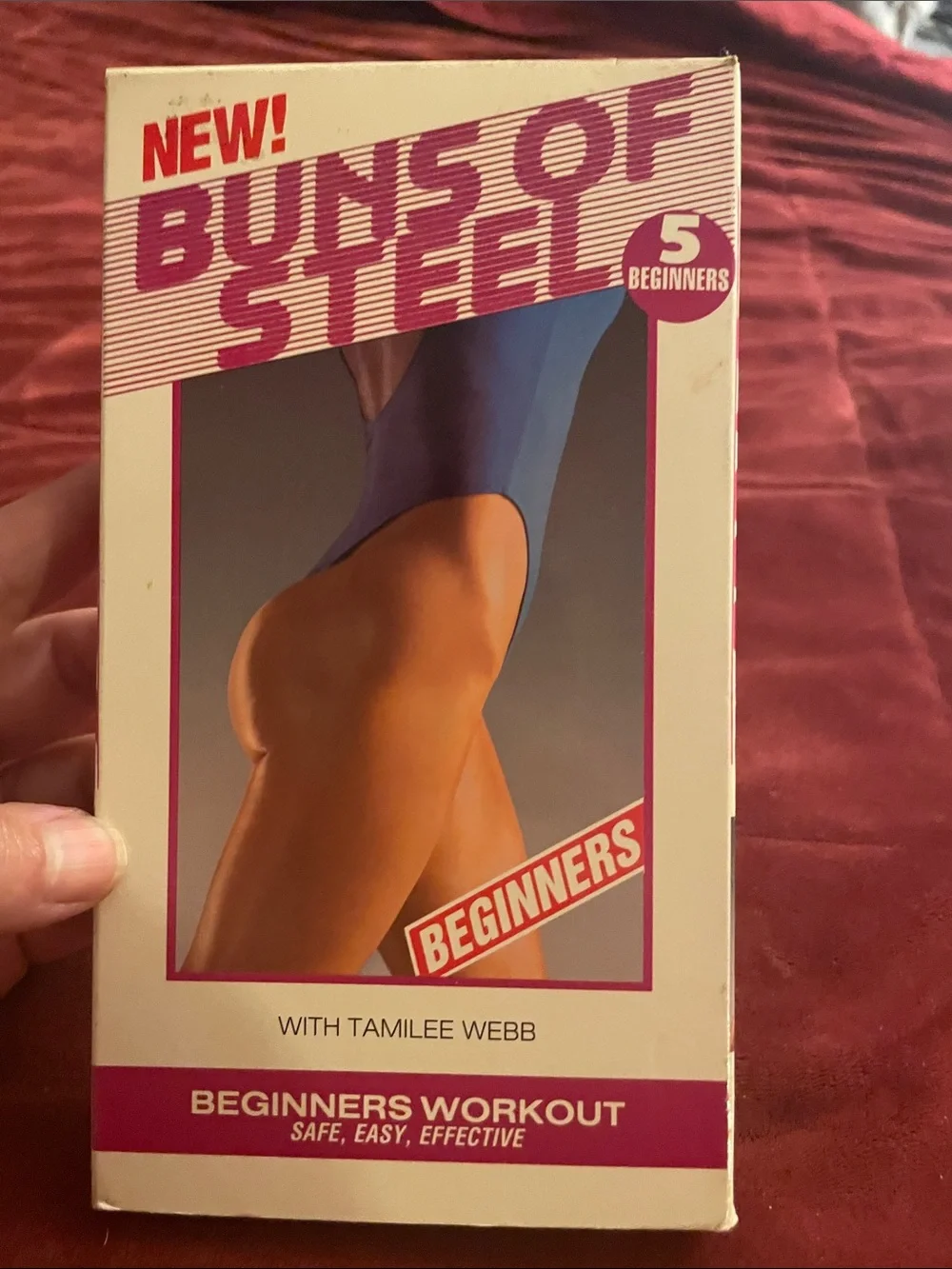 Buns of Steel Beginners Workout VHS — Blue Leotard
